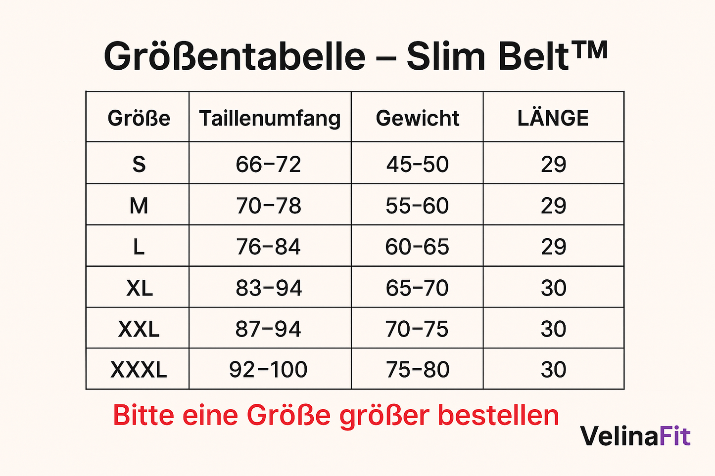 VelinaFit™ Slim Belt – Formende Taille & Stütze für den Alltag
