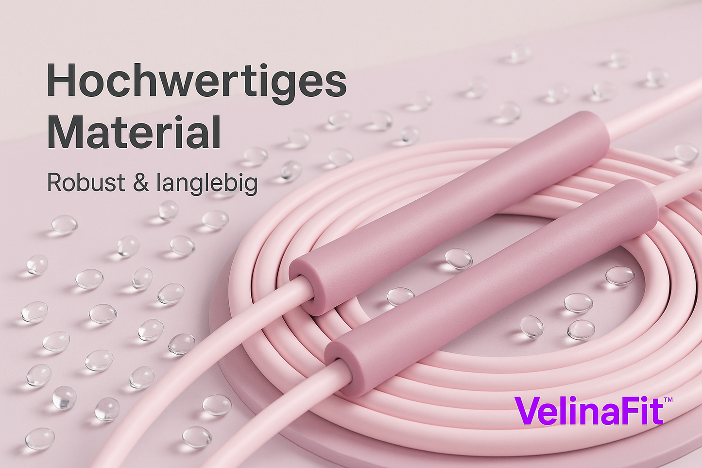 VelinaFit™ Speed Rope – Springseil für HIIT & Crossfit