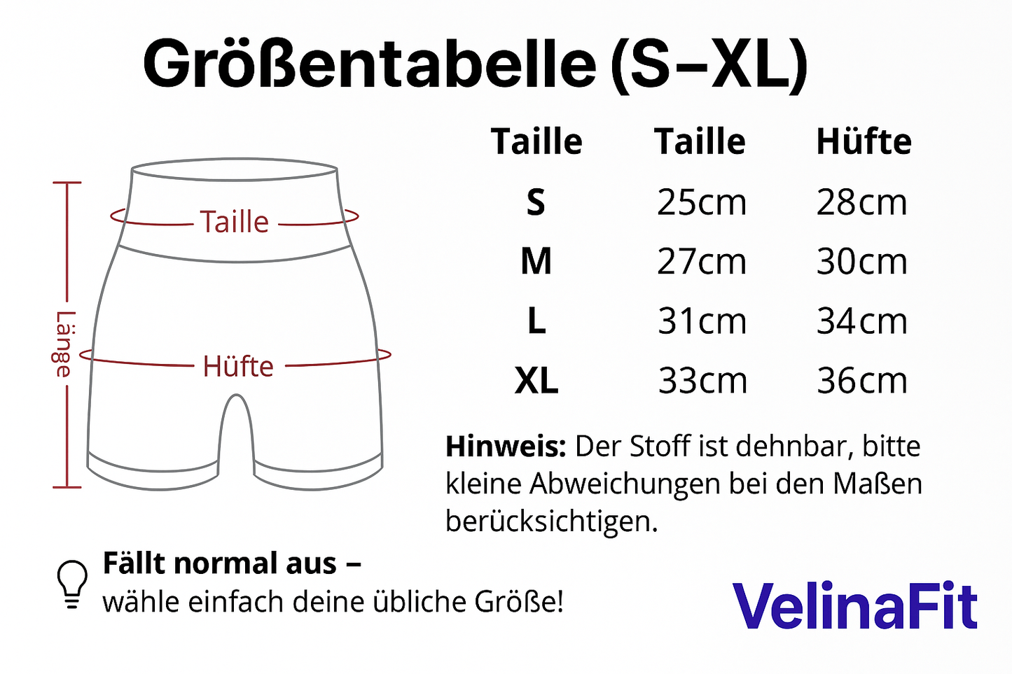 VelinaFit™ Sculpt Shorts – Form & Style in einem Augenblick