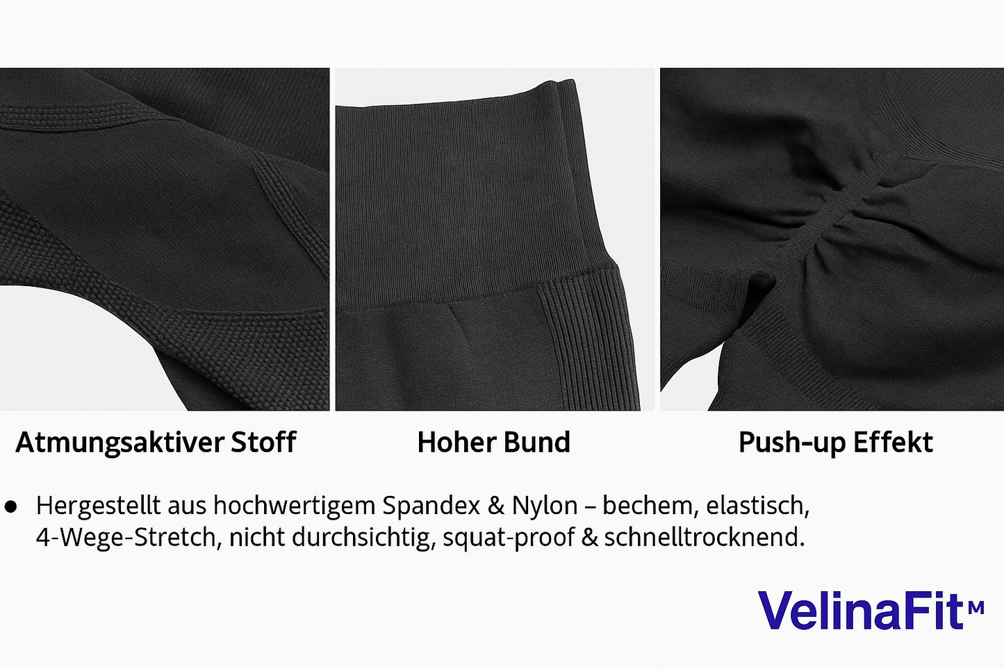 VelinaFit™ Sculpt Shorts – Form & Style in einem Augenblick