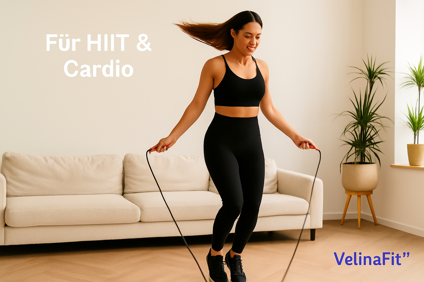VelinaFit™ Speed Rope – Springseil für HIIT & Crossfit
